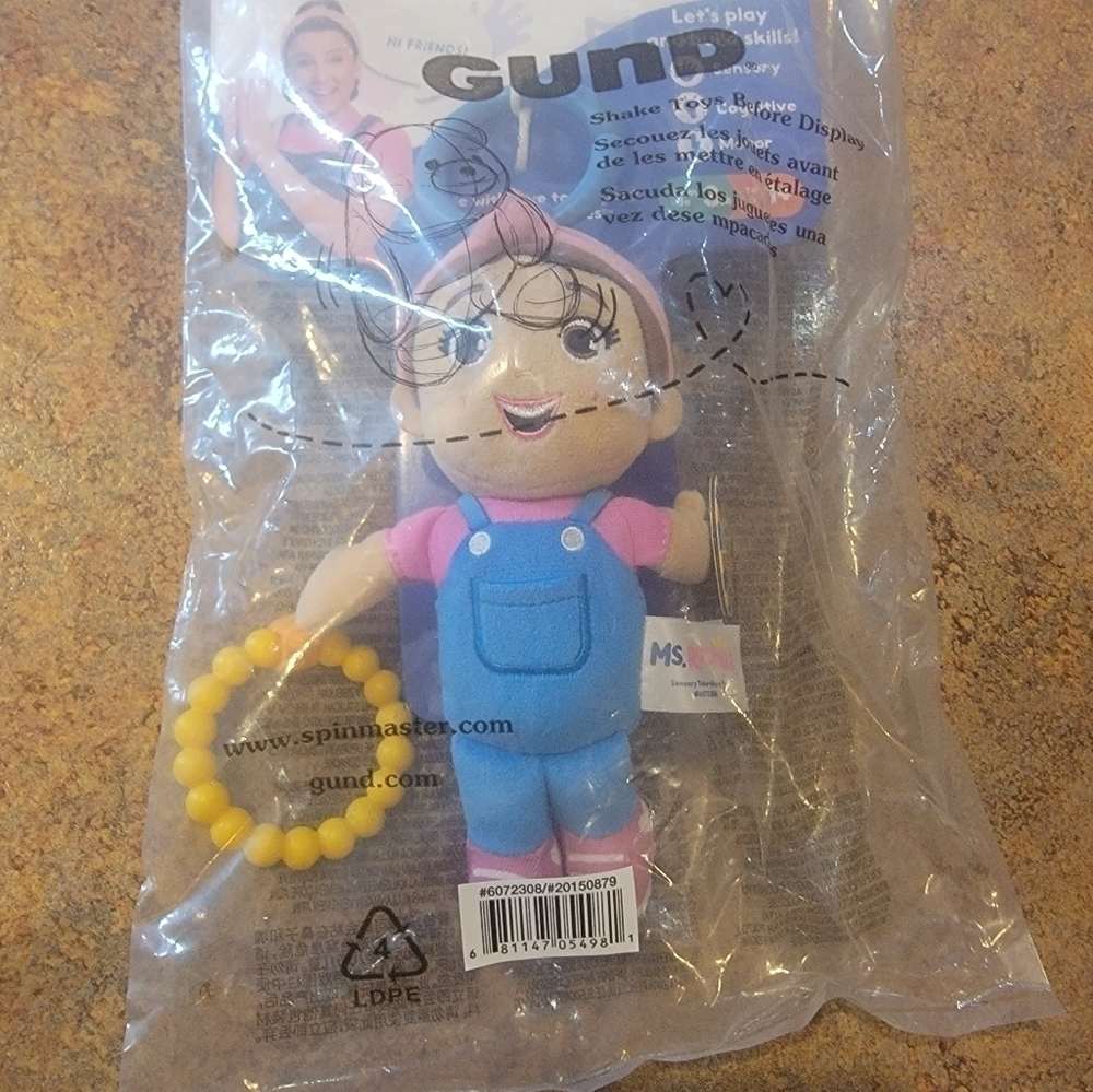 Ms. Rachel Sensory Take Along Toy Doll Plush Baby Rattle & Clip NEW! - Picture 8 of 10